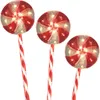 LED-tuindecoratie – Set van 3 suikersnoepjes, warm wit Productafbeelding-voorbeeld 1