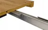 A close-up view of the extension mechanism of a table. Produktbild-Vorschau
