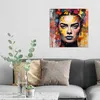 DEQORI Glasbild Echtglas 50x50 cm 'Lebendige Aura' Wandbild Produktbild-Vorschau 3