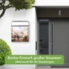 banjado Design Briefkasten Stahl schwarz mit Zeitungsfach Produktbild-Vorschau 5