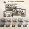 Klappbarer Holztisch fš¹r 4-6 Personen mit Rollen, 75 x 140 Produktbild-Vorschau 9