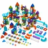 Magnet-Kugelbahn Bausteine STEM Lernspielzeug, Steckspiel Produktbild-Vorschau 1