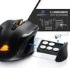 A close-up of a gaming mouse with a diagram illustrating its weight adjustment system. Produktbild-Vorschau
