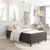 vidaXL Boxspring rám postele sivá látka 120x200 cm Náhľad obrázku produktu 2