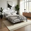 Lit design romantique avec sommier - 200 x 140 cm, Voir les images du produit 8