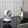 Zilan Tischventilator Sehr leise Ventilator klein 3 Stufen Produktbild-Vorschau 2