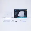 A white TP-LINK Omada EAP225 access point, its packaging, and accessories are displayed on a white background. Podgląd zdjęcia produktu
