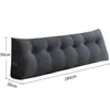 180cm Keilkissen Bett Großes Rückenkissen Bett Lesekissen Produktbild-Vorschau 7