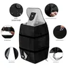 A collage of images showing different features of a black whirlpool heater cover. Produktbild-Vorschau