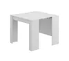 A white extendable table shown from a three-quarter angle against a white background. Produktbild-Vorschau