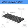 HP 220 Wireless Keyboard tastiera RF Wireless Nero Anteprima dell’immagine prodotto 11