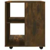vidaXL Rollschrank Räuchereiche 60x53x72 cm Holzwerkstoff Produktbild-Vorschau 5