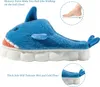 ASKSA Fadezar Shark Slippers Women Men Winter Plush Náhled obrázku produktu 3