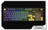 A top-down view of a mechanical keyboard with RGB lighting. Produktbild-Vorschau