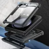 An exploded view of a phone case, showing its different layers and components. Produktbild-Vorschau