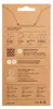 The image shows the back of a product package with application instructions and company information. Produktbild-Vorschau