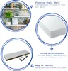 Moderne schwebende Wandregale – 100 cm – Weiß – 2er-Pack Produktbild-Vorschau 2