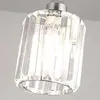 A close-up view of a crystal pendant light. Produktbild-Vorschau