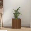 vidaXL Jardinière brune imitation chêne 40x40x40 cm bois Voir les images du produit 3