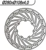 Ng Vordere Bremsscheibe Rieju Rs2 50 '04-05 (280X108X4Mm) Produktbild-Vorschau 4