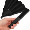Faltfächer Handfächer Tanzfächer Schwarz Japanischer Produktbild-Vorschau 6