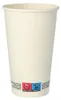 50 Trinkbecher, Pappe "To Go" 0,4 l Ø 9 cm · 13,9 cm weiss Produktbild-Vorschau 3