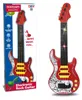 Bontempi elektrische Rockgitarre Spielzeug rot mit Licht Produktbild-Vorschau 4