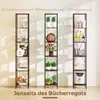 HOMCOM Bücherregal 2er-Set Regal mit 6 Ebenen Standregal Produktbild-Vorschau 7