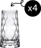 Pasabahce Leafy Longdrinkgläser – 4er Set, 450 ml Produktbild-Vorschau 1