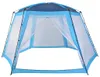 vidaXL Tenda da piscina 500x433x250 cm Blu Anteprima dell’immagine prodotto 3