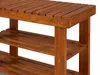 Estante para zapatos 2 en 1 y banco con asiento, fabricado Vista previa de la imagen del producto 5
