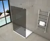 Duschkabine 100x200cm Duschwand mit Glasschutzfolie 8mm Produktbild-Vorschau 2
