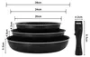 Pfannen-Set 3-tlg, Bratpfannen 20/24/28 cm – Induktion & Produktbild-Vorschau 6