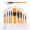 10 kusov štetcov Set Umelec Štetce Viac médií Štetce s Náhľad obrázku produktu 3