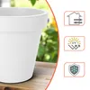 Pflanzkübel - RUND - S - Ø 30 cm - Farbe: weiß Produktbild-Vorschau 4