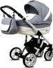 BabyLux® Lilly | Landaus 3v1 Set | Stríbrná | Combi set Voir les images du produit 2