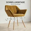 HOMCOM Einzelsessel Armlehnsessel Relaxsessel mit Produktbild-Vorschau 8