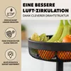 eluno 2-stöckige runde Obstetagere / Brotkorb, Obstschale, Produktbild-Vorschau 6