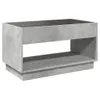Couchtisch mit Infinity-LED Betongrau 90x50x50 cm Produktbild-Vorschau 8