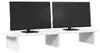 vidaXL Supporto per monitor Bianco 100x27x15 cm Materiale a Anteprima dell’immagine prodotto 3