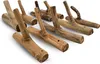 Šatní háčky 9er Set LIMB | Teakholz Wurzel, Šatní Náhled obrázku produktu 1