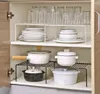 Półka Metalowa Stojak Do Szafki Rozsuwana Czarna Podgląd zdjęcia produktu 3