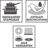 CUISINE EDITION Aluminium-Koch- & Bratset | 7-tlg. | 3 Produktbild-Vorschau 22