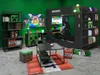 A Minecraft-themed gaming room with furniture and decor. Anteprima dell’immagine prodotto