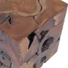 The Living Store Tabouret bois massif teck Voir les images du produit 9