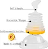 Diagram of an anti-choking device with labels pointing to different parts. Produktbild-Vorschau