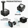 Solar Springbrunnen mit Filter und 6 Düsen, geeignet für Produktbild-Vorschau 5