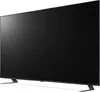 A side view of a modern flat-screen television on a white background. Produktbild-Vorschau