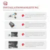 Instructions for installing printer ink cartridges. Produktbild-Vorschau