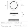 ZMH Deckenlampe LED Deckenleuchte Ø23.5cm Schlafzimmer 14W Produktbild-Vorschau 6